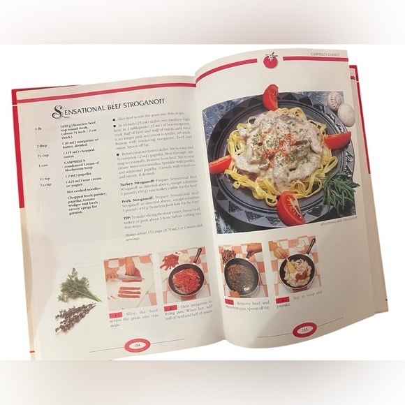 Vintage 1992 Campbell's Simply Delicious Recipes Hardback Cookbook - Picture 3 of 3